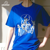 Punk Games Series T-shirt MAGICBUS DESIGNER YANGYANG SHORT SLEEVE ROCK GENUINE MEN AND WOMEN