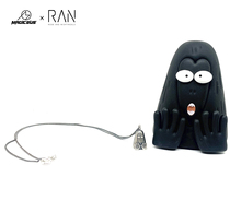 Magicbus × RAN new pants Peng Lei North Sea Monsters pull black You blind box expression Package the same pure silver necklace