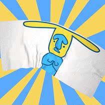 A joint bath towel of the Magicbus × Spectral Division