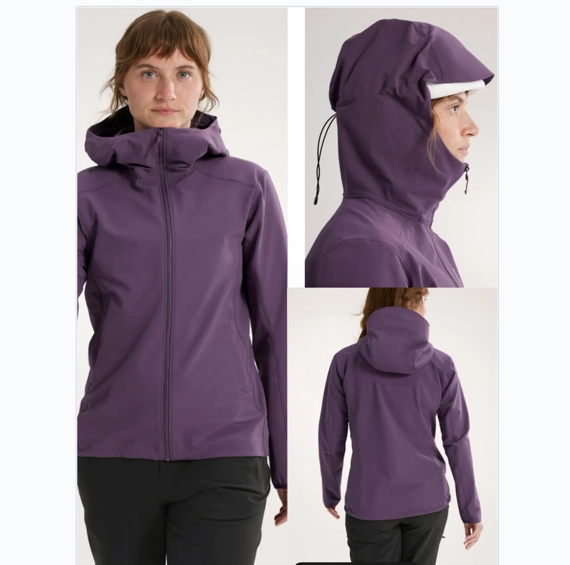 [Super Ace] Pure Women's Clothing Gamma Hoody Soft Shell Windbreaker Jacket