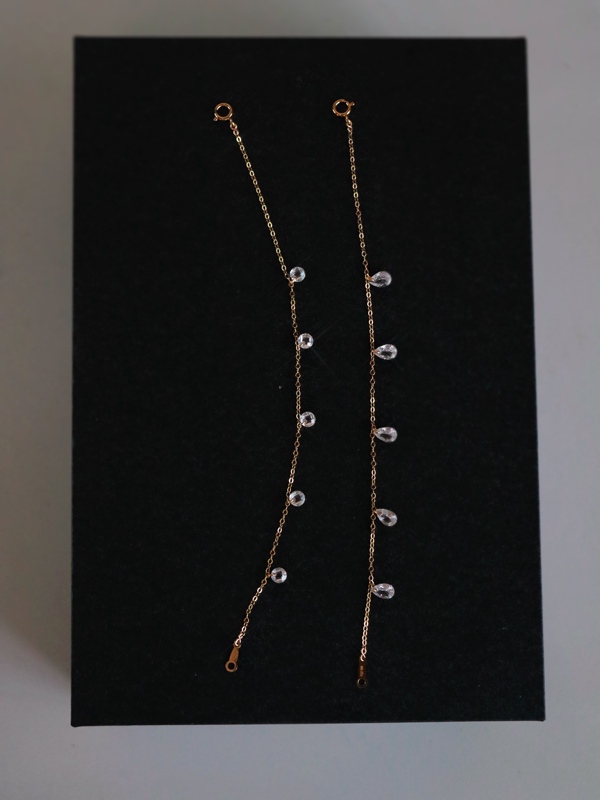 Washable Hand Chain, Exquisite and Non-Removable Zircon Smart Bracelet, Imported from the United States, 14K Gold-Filled, Exquisite Niche Design