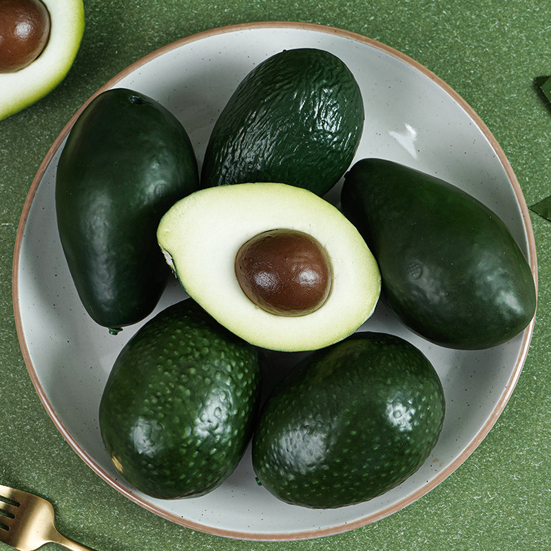 Emulated Bull Oil Fruit Fake Cheese Pear Avocado Fake Fruit Model Shop Window Home Swing photography Decorative Props Water Fruit Shop-Taobao