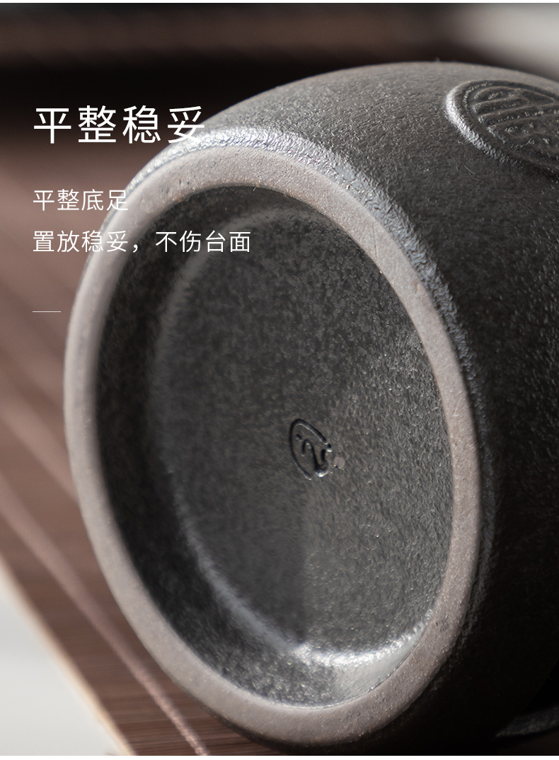 ZuoMing right is Japanese based warm tea stove base of black ceramic home warm tea kettle heating insulation teahouse