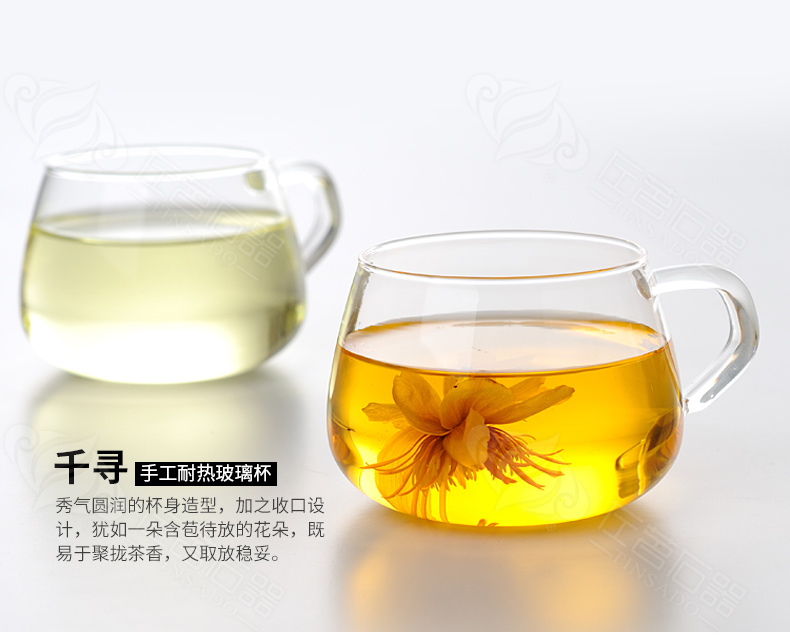 Unit 2 ZuoMing right only have the glass sample tea cup transparent glass getting small household mercifully tea cup 180 ml