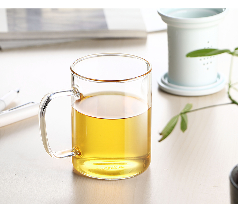 ZuoMing right implement separation of tea tea glass tank filter office high - temperature water glass cups