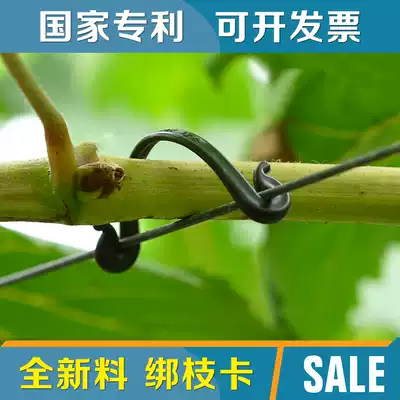 Agricultural kiwi grape tied branch card Plastic fixed buckle tied manka tie wire buckle vine fixed clip