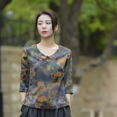 Paper sample 1: 1 Physical clothes Cut Drawings Handmade C70 Blouses DIY China Wind Women's Clothing T-shirts 1: 1 Printed Paper Cut