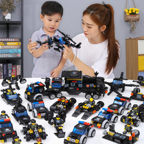 Lego Military Building Blocks Toys Small Grain Assembly Development Puzzle Force Brain 6 Boys Kids 8 Children Police Series