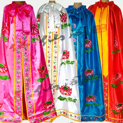 Buddhist Buddha statue supplies 1 5 Guanyin Bodhisattva Lotus Golden Lotus cloak Buddha Lotus cloak Buddha cloak Buddha clothing God embroidery