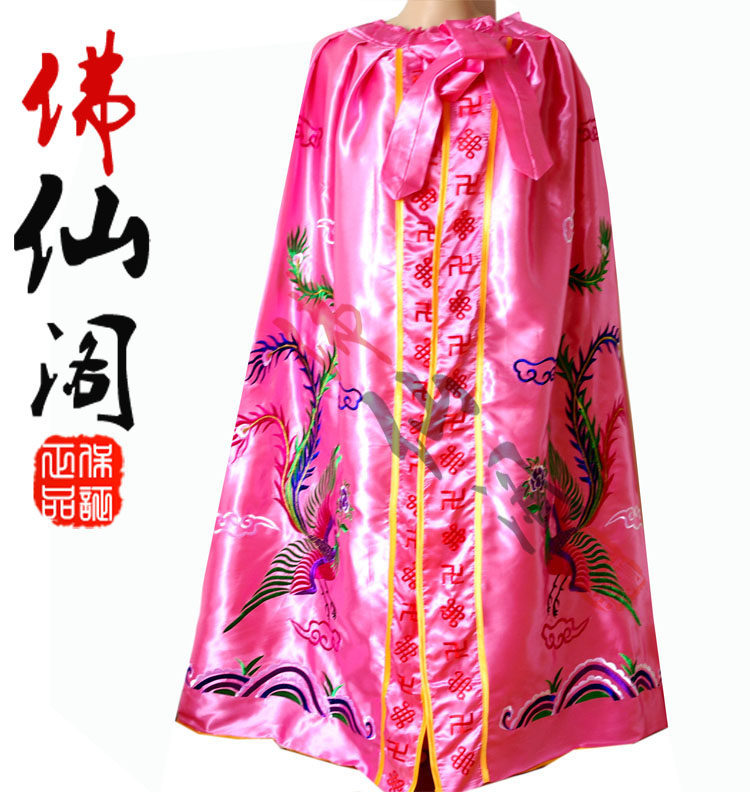 Embroidery cloak Buddha hall embroidery phoenix robe dragon robe god statue clothing Buddha robe 1 5 meters Buddha statue cloak Bodhisattva Buddha cloth Buddha clothes