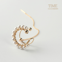 TIMEstudio Original Designer Recommended FRESH WATER PEARL EARBONE CLIPS EAR WIRE SINGLE EARRINGS EARRINGS HANDMADE