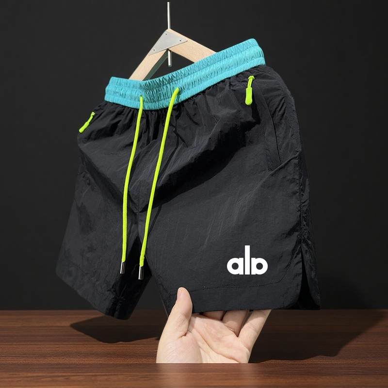 Summer New Men's Shorts, Three-Quarter Length, Trendy Brand, Loose, Quick-Drying Pants, Unisex Sports Running Pants, Couple's Jogging Pants