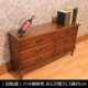 Rắn gỗ phòng ngủ tủ TV hiện đại nhỏ gọn phòng căn hộ nhỏ TV tủ IKEA ngăn kéo tủ khóa phần cao - Buồng tủ gỗ mini