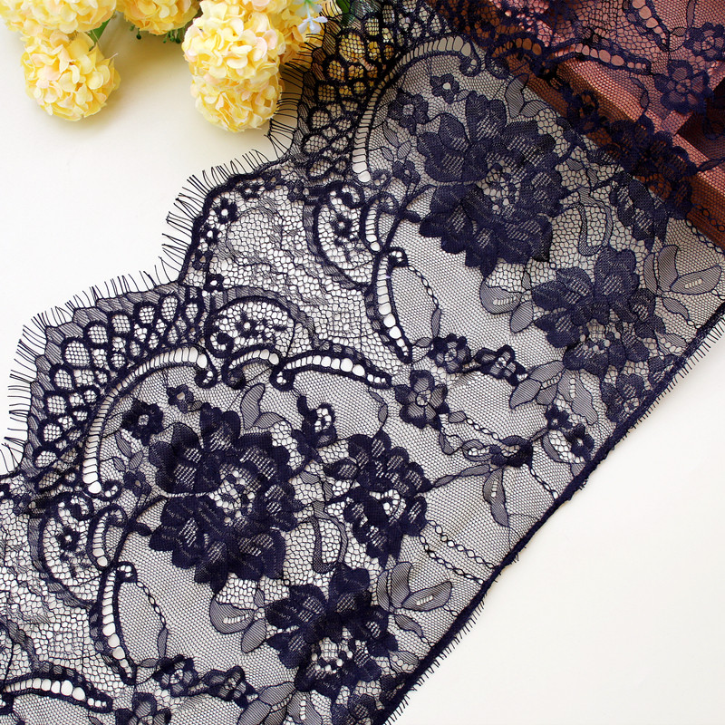 A variety of handmade diy clothing lace accessories black and white eyelashes soft lace lace a three-meter skirt decoration