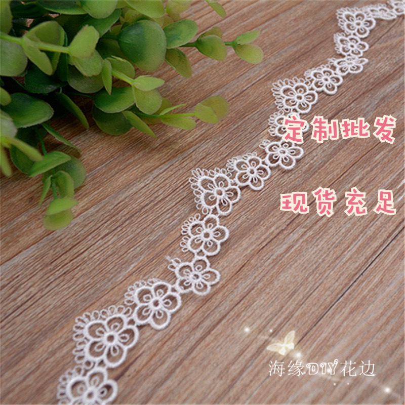 Boutique sea edge handmade diy accessories clothing lace accessories polyester 201315 decorative fabric material width about 2cm
