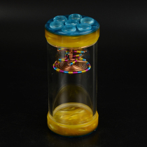 Gift insulation sleeve bile spring 55 Mingyun gilt beeswax seven-eyed organic grasshopper jar Grasshopper tube Grasshopper jar