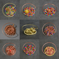 Grasshopper called tank bile spring Organic grasshopper tank five-pointed star handmade brass copper called spring copper bile