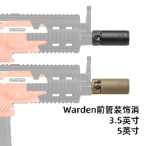 NERF hot fire Soft Bullet Gun LDT SUREFIRE WARDEN rework WARCOMP metal