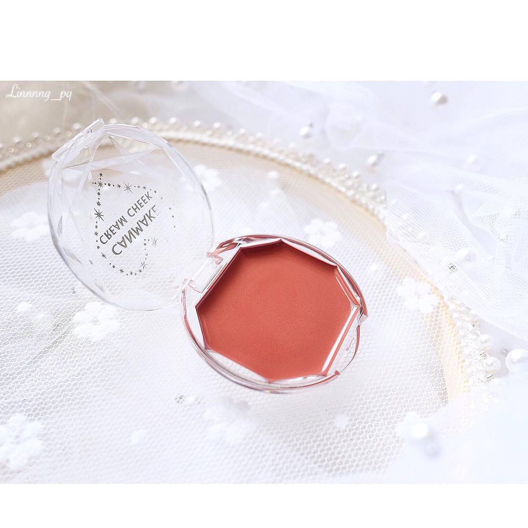 Spot Japan canmake minefield cream mousse blush màu mới thứ 16 nhà máy tinh chế đỏ đỏ dán đỏ - Blush / Cochineal phan ma hong