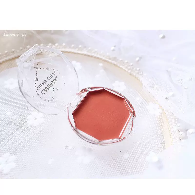 Spot Japan canmake minefield cream mousse blush màu mới thứ 16 nhà máy tinh chế đỏ đỏ dán đỏ - Blush / Cochineal kem má hồng