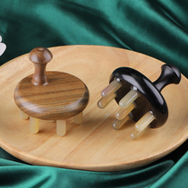 Horn Massage Comb Lady Home Sandalwood Wash Head Brush Anti Hair Loss Wide Teeth Natural Head Meridians Comb