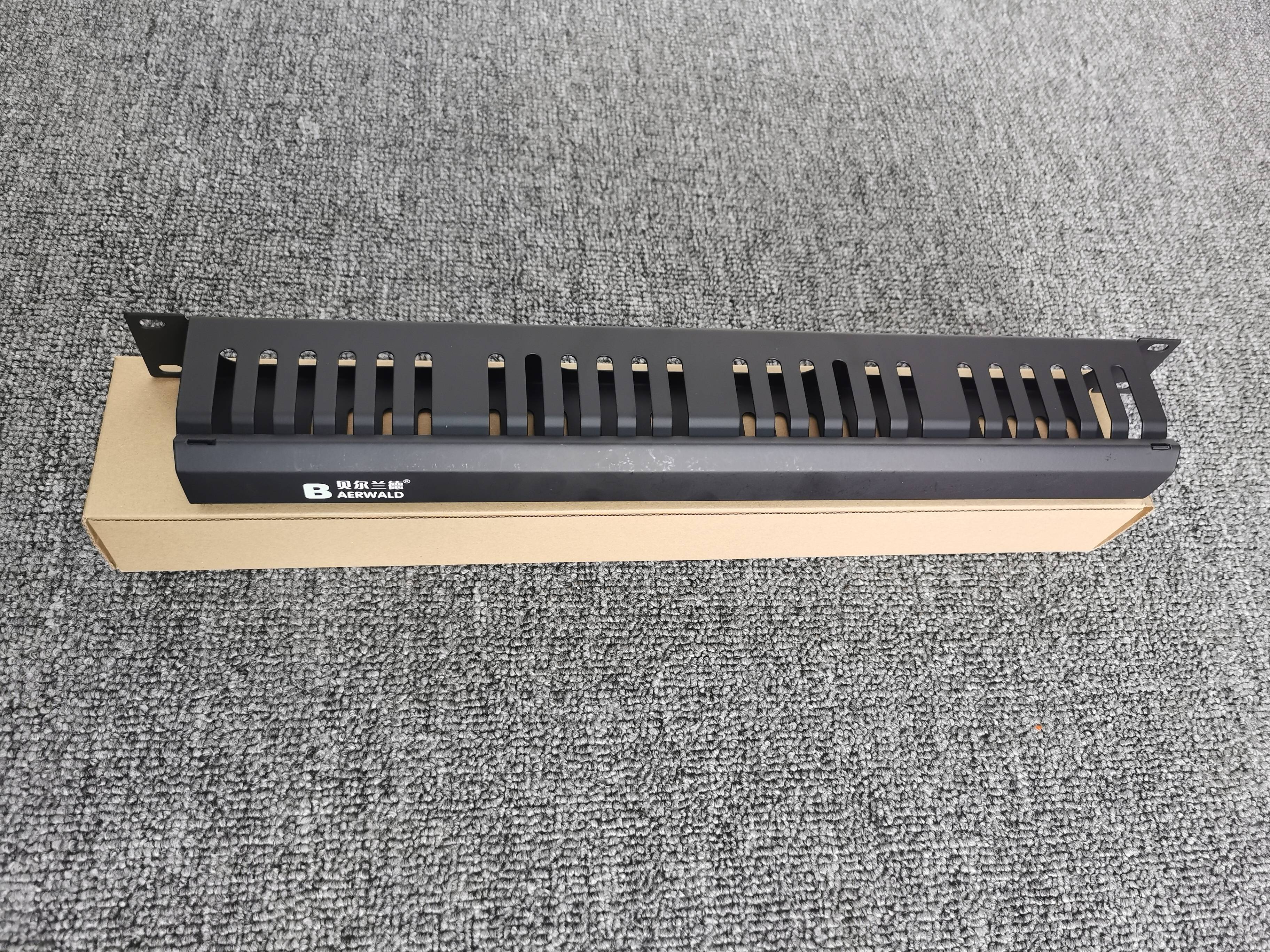 25-slot cable management rack 1U19-inch standard cable management rack single-sided slot cable management rack