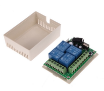 12V four-way new learning code multi-function remote control switch access control lamp remote control switch DC 12 volt