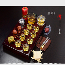 Glass set Tea set Modern small teapot Tea tray Living room Chaoshan set Family Kung Fu tea Chinese style