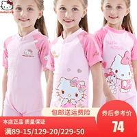 Bộ đồ tắm trẻ em Hello Kitty cậu bé lớn học sinh nhanh khô quần áo một mảnh lướt quần áo bé gái đồ bơi đi biển Đồ bơi cho bé - Đồ bơi trẻ em shop trẻ em