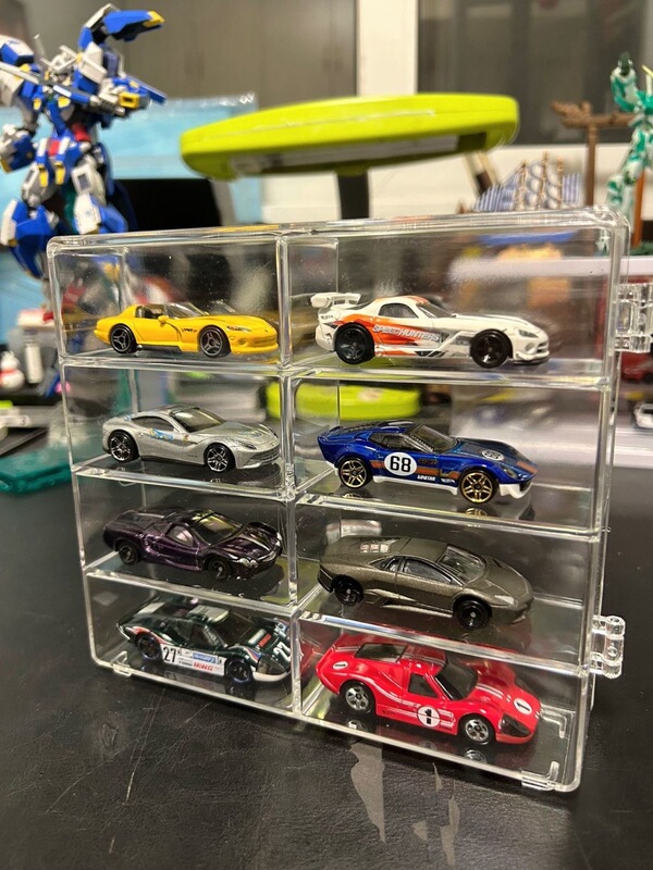 Hot Wheels Storage Box Alloy Car Model Tomica 1:64 Children's Toys Domeka Transparent Collection Rack Hot Wheels Storage Box Alloy Car Model Tomica 1:64 Children's Toys Domeka Transparent Collection Rack