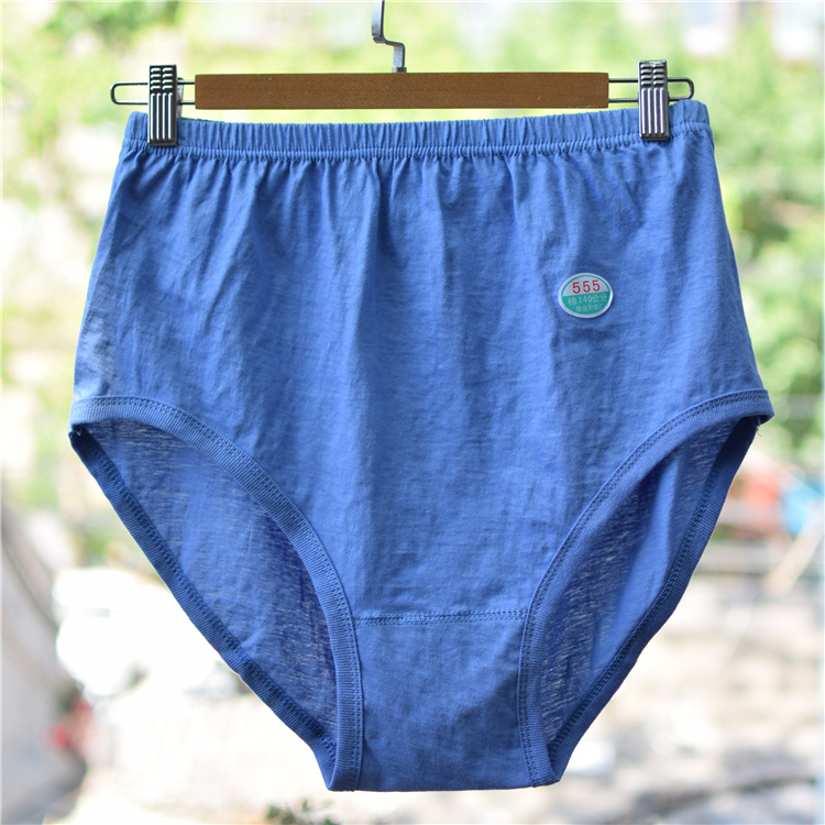 Middle-aged and elderly pure cotton underwear old-fashioned underwear loose plus fat increase underwear sweat-absorbing breathable elderly underwear