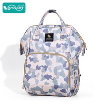 2020 New Pint Mommy Bag Multifunction Large Capacity Womens Double Shoulder Bag Outside Hand Mother & Mother Bag Sticter Customize