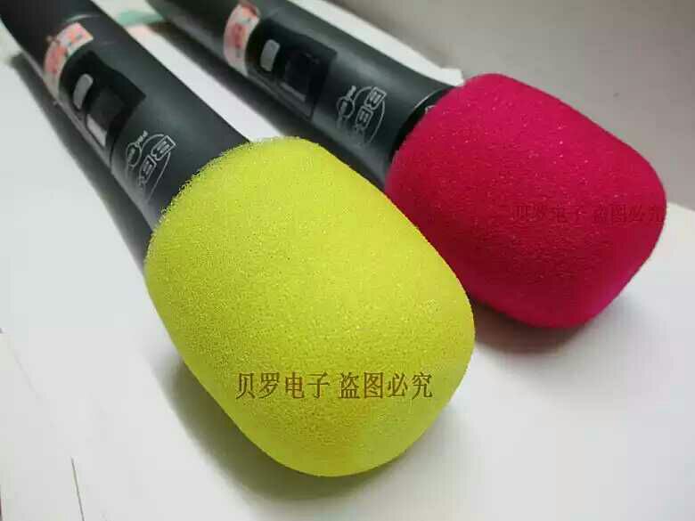 Wireless Microphone Disposable Sanitary Sponge Anti-Spray Hood Windproof Sponge Cover U Type Sponge 2400 pairs