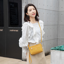 Crossbody small bag female hand-held dual-purpose bag nylon cloth waterproof simple wild summer mini mobile phone coin purse shoulder