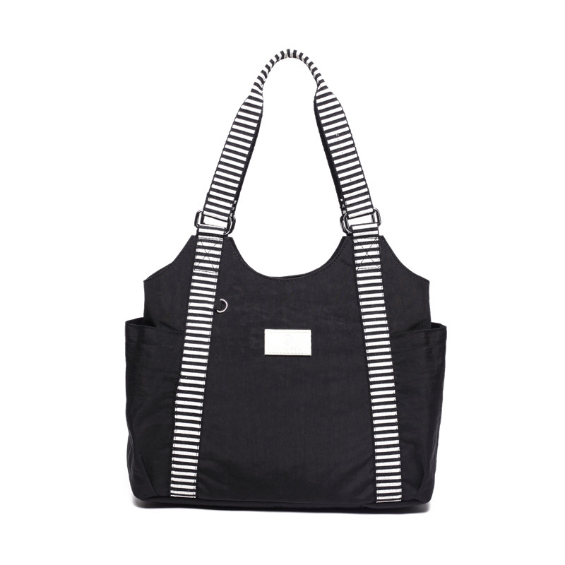 Nylon water-repellent women's handbag light and simple large-capacity pocket shopping to work portable short shoulder handbag