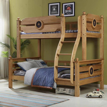 Full solid wood Childrens bed primary-secondary bed Bunk Beds Bunk Bed Up And Down Bunk Type Province Space Multifunction Combined Triple Fetal Bed