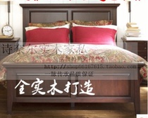 American Countryside Solid Wood Bed 1 8 m Large Bed Double Bed White Wedding Bed High Case Hydraulic Storage Bed Drawer Bed