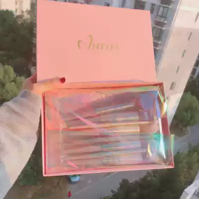 Spot NARAS peach makeup brush set Eye shadow makeup blush set Brush Highlight brush Repair 9 brush packs