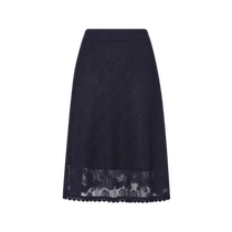 The same 2024 summer lace A-line skirt spliced ​​skirt mid-length summer new model in Keletier Mall