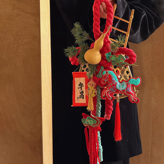 新年礼物马年门挂成品中国结万字结入户客厅装饰乔迁礼物新年装饰
