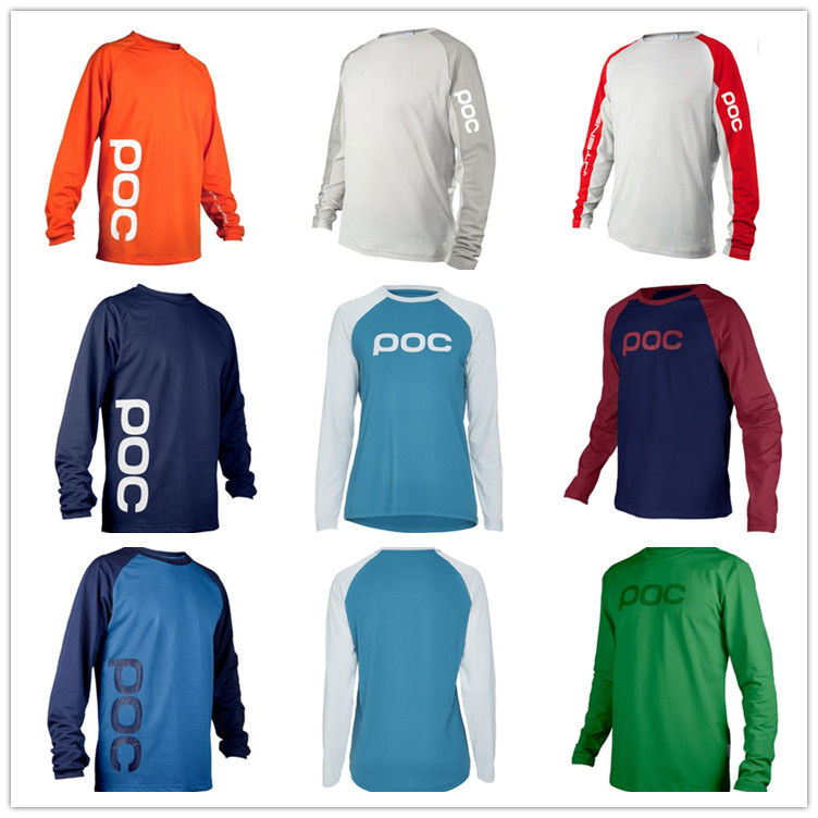 Mountain bike riding clothing POC summer quick-drying breathable T-shirt unisex outdoor leisure sports top custom