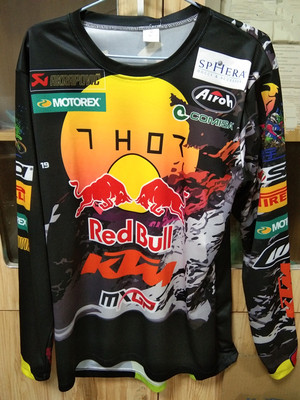 New KTM snowflakes forever off-road motorcycle riding suit locomotive racing suit long-sleeved quick-drying T-shirt top custom