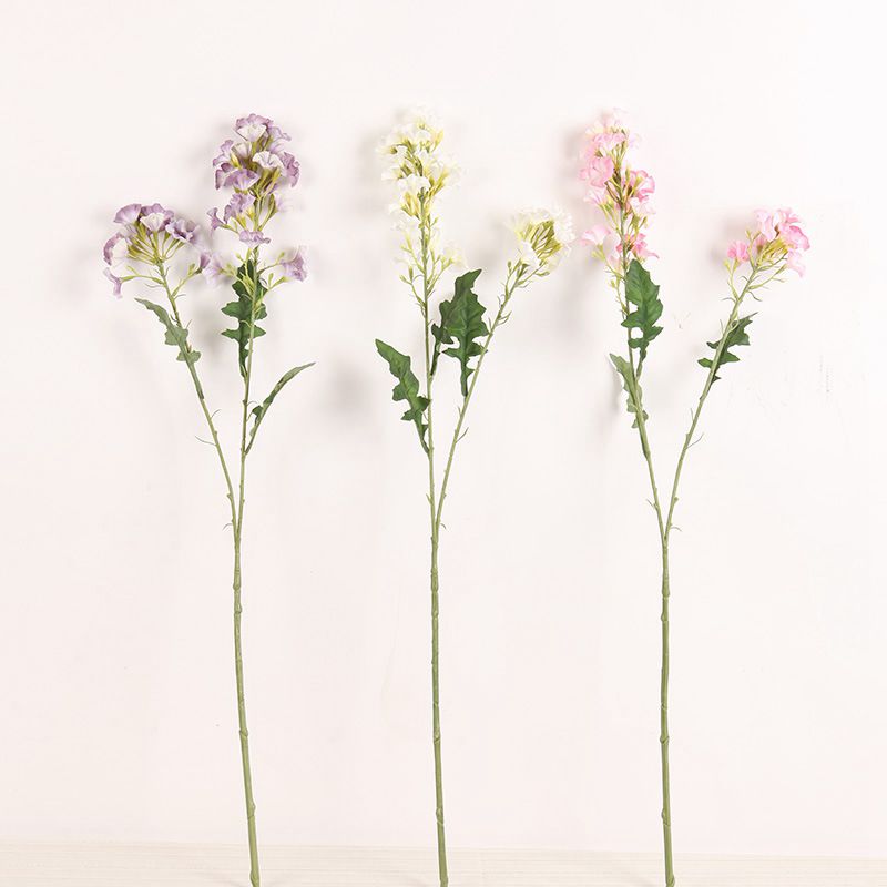 Liho Home 你好居家 仿真油桐花 牽牛花高級油畫紫 掛墻花藝材料家居