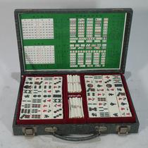 Nostalgic and vintage bamboo back mortise and tenon deconstructing old-fashioned sparrow brand mahjong cards old object ornaments antique ornaments