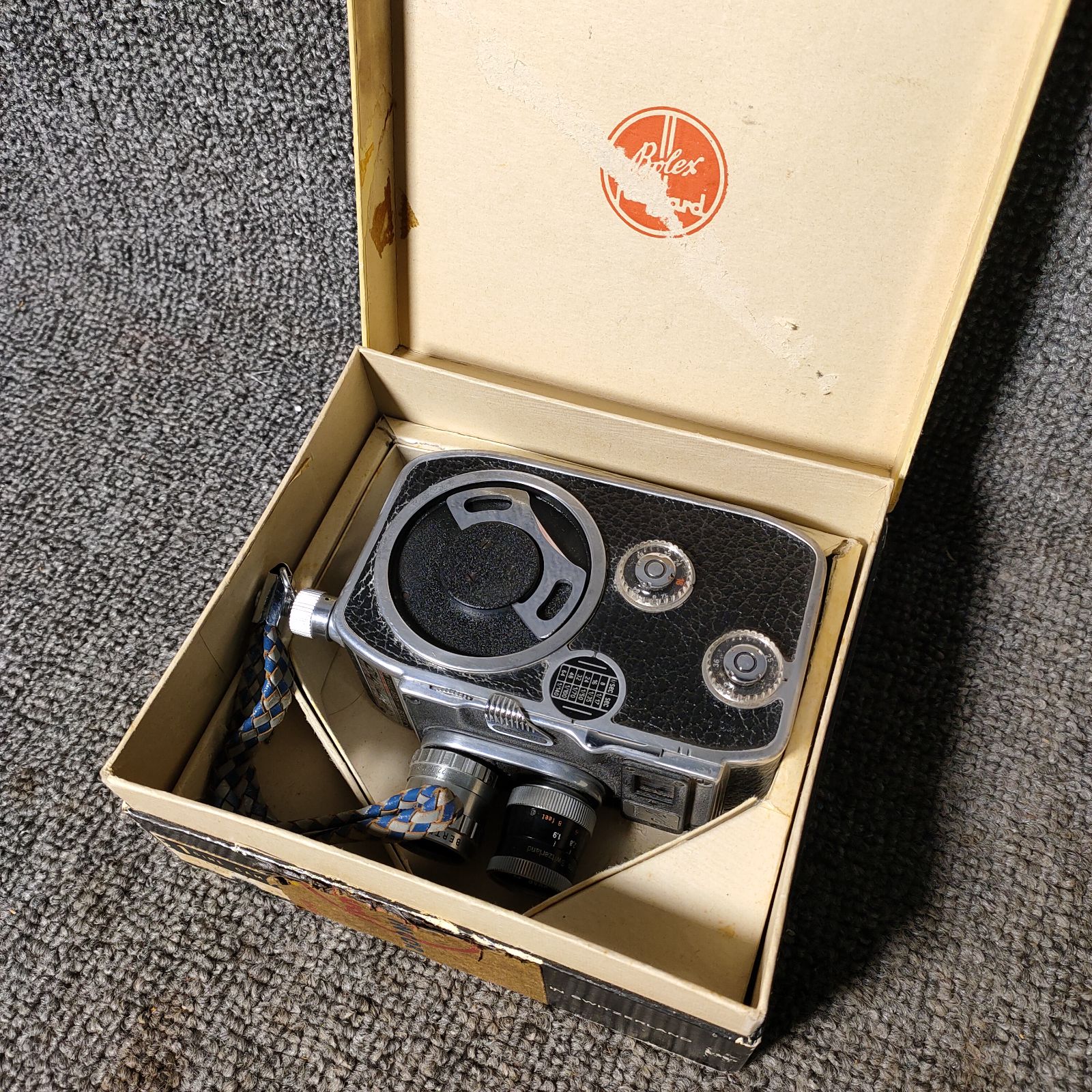 Bolex B8 8mm film camera mechanically intact rare collection p