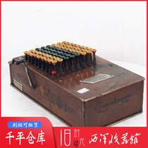 Antique old object American vintage calculator calculator counter Western abacus copper body 8 products
