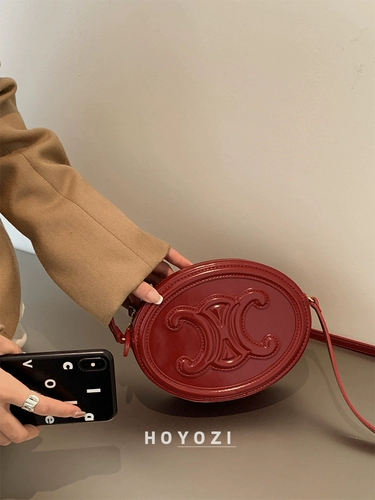 Красная сумка через плечо, маленькая сумка на одно плечо, небольшая сумка