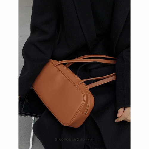 Вместительная и большая небольшая дизайнерская минималистичная сумка на одно плечо, французский стиль