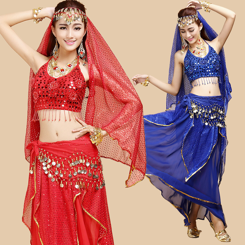 Belly Dance 2020 bộ quần áo mới hành nghề biểu diễn điệu nhảy Ấn Độ trang phục biểu diễn sân khấu phù hợp với đầm đầm bộ Tân Cương