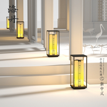 New Chinese style courtyard lamp outdoor waterproof imitation cloud stone grass terrace lamp imitation antique garden decoration view lamp villa on floor lamp